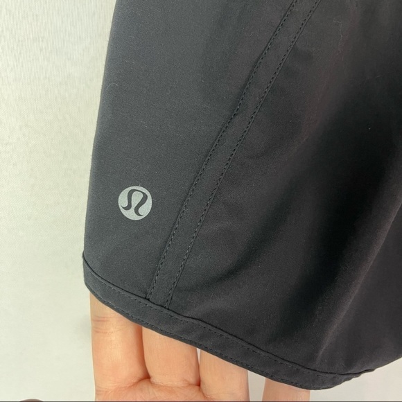 Lululemon Run Track Attack Black Running Athletic Shorts 2 - Picture 6 of 6